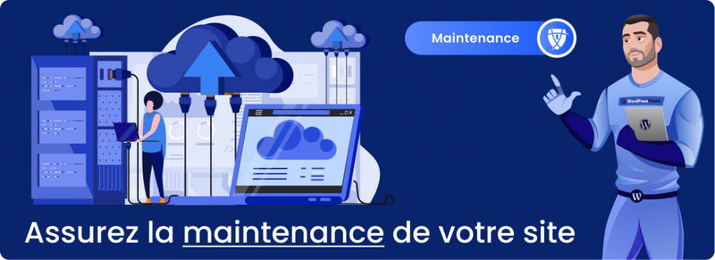 Maintenance de votre site