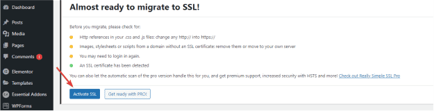 SSL WORDPRESS