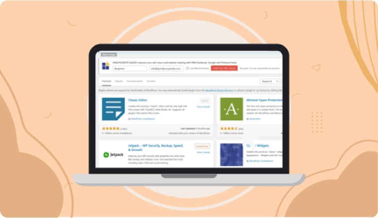 Installer un plugin de securité WordPress