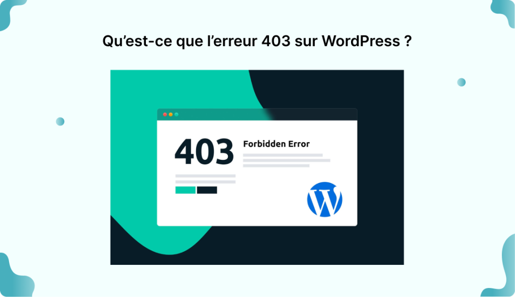 erreur 403 Wordpress comment corriger